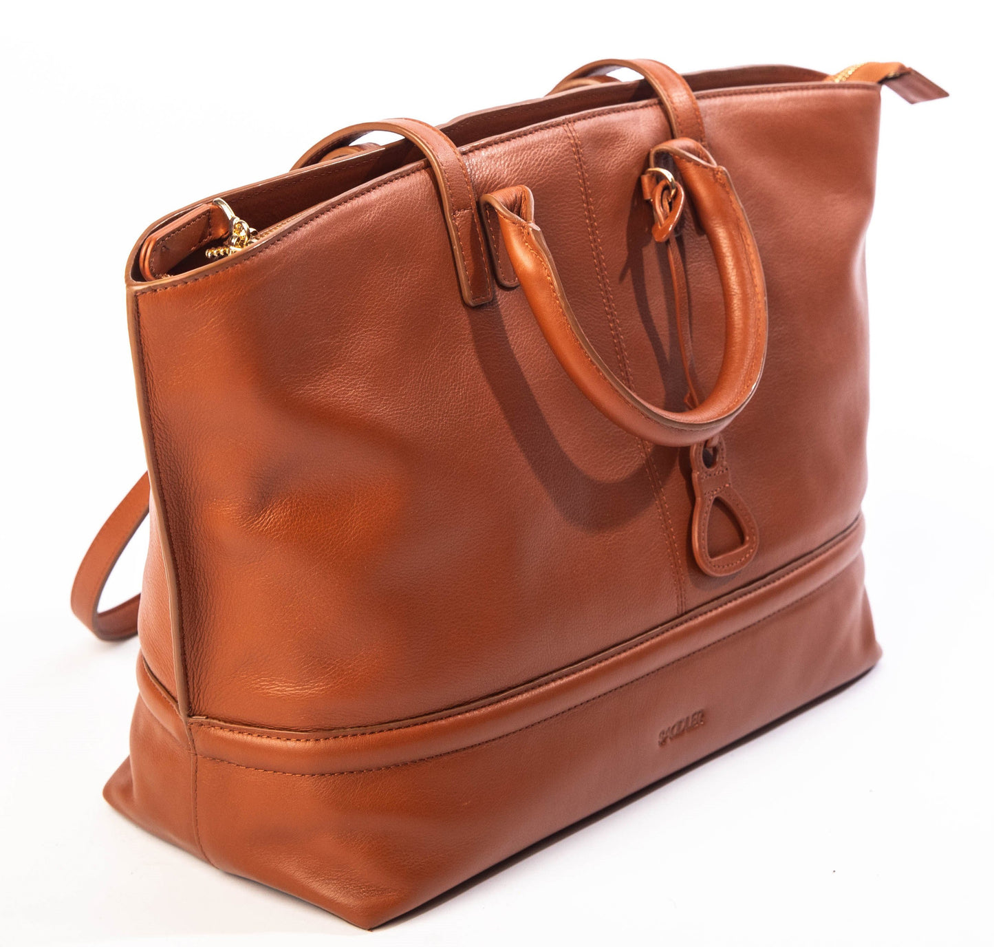 Victoria Large Leather Tote Bag. Handmade by artisans