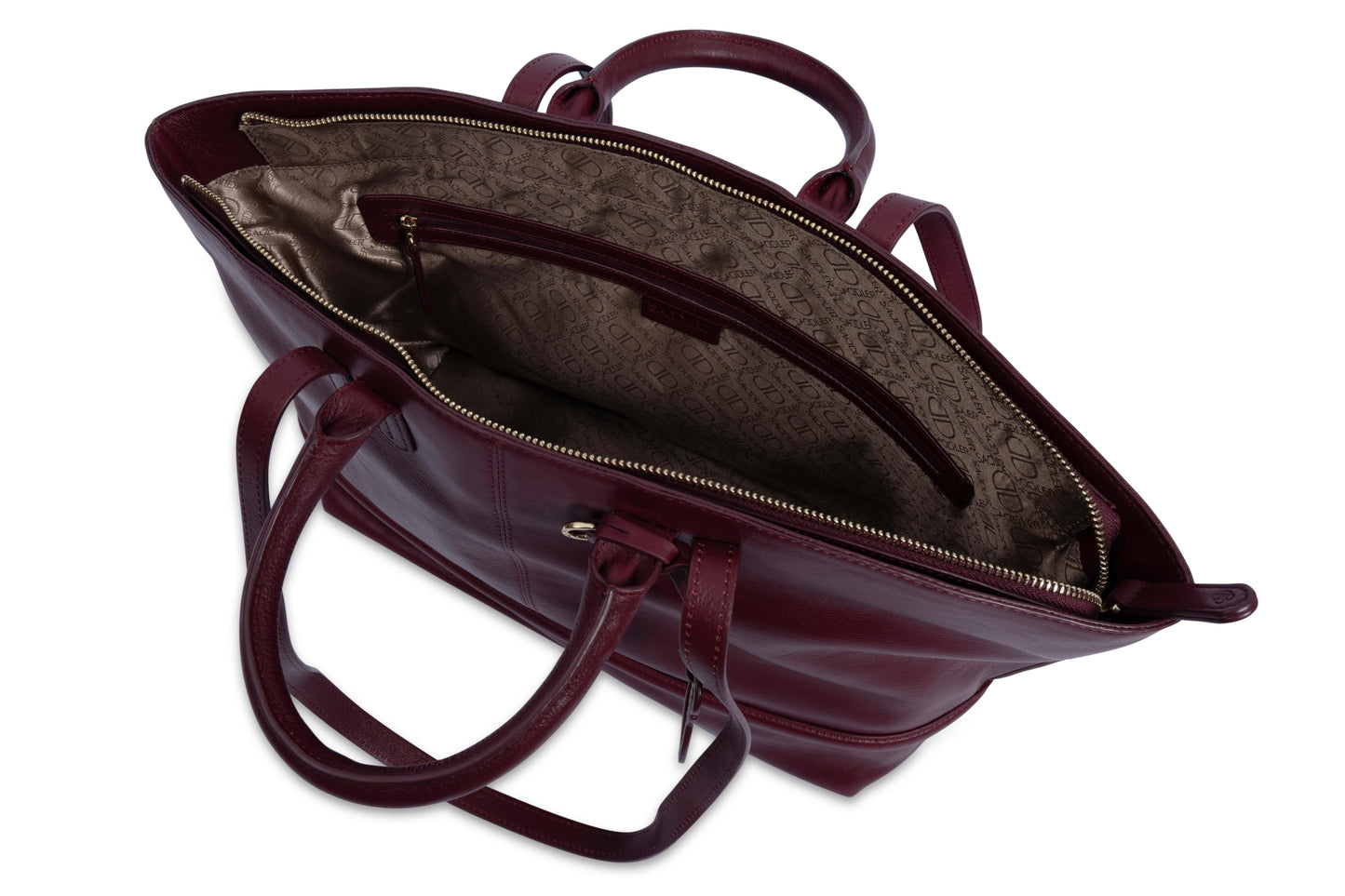 Victoria Large Leather Tote Bag. Handmade by artisans