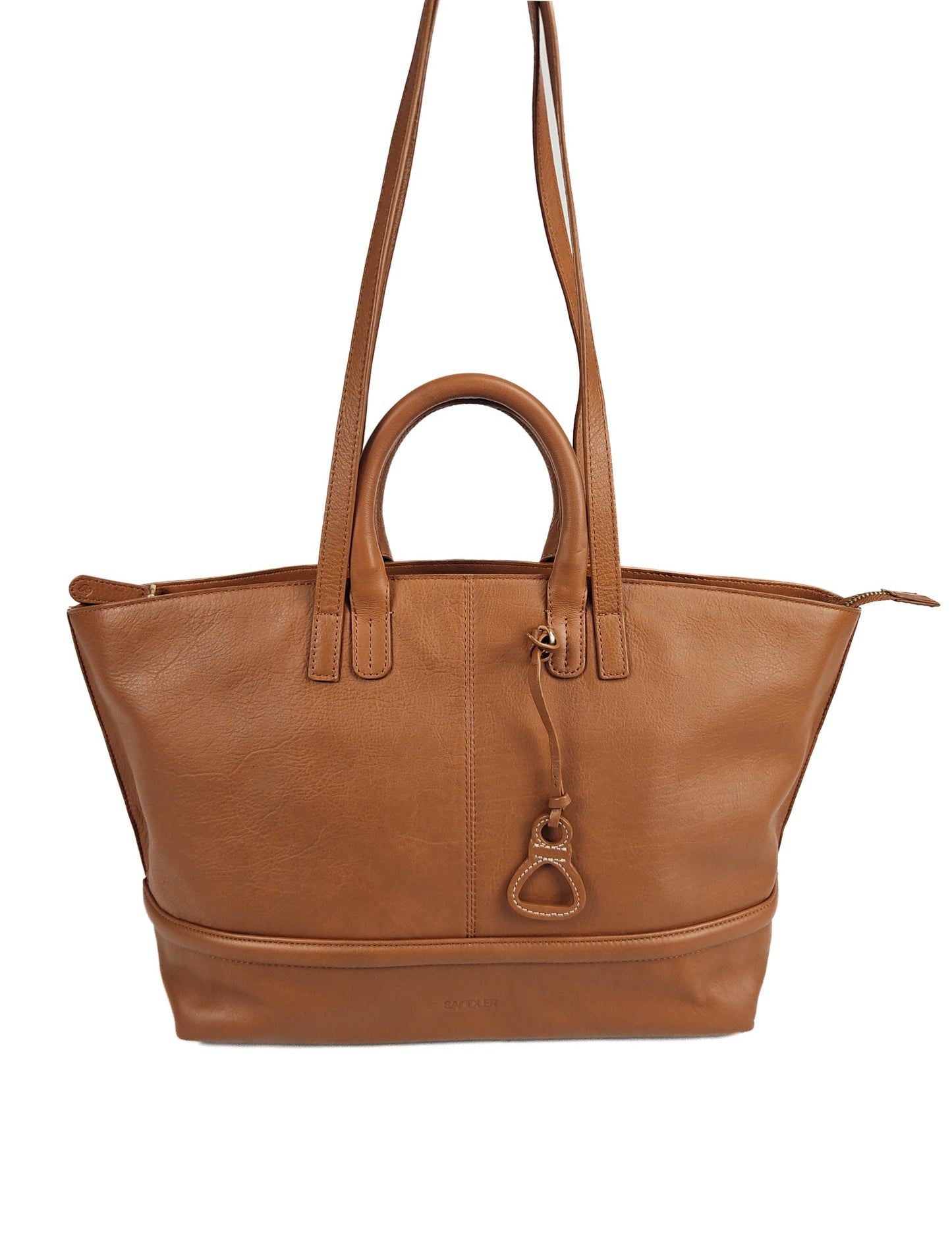 Victoria Large Leather Tote Bag. Handmade by artisans